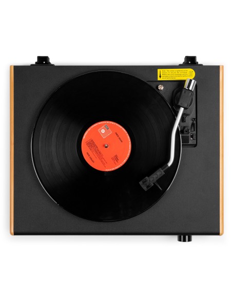 RP337BB TOCADISCOS VINTAGE CON ALTAVOCES BT INALÁMBRICOS BAMBÚ