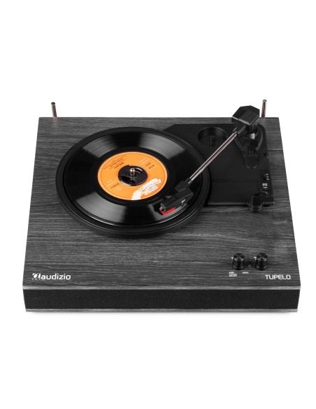 TUPELO TOCADISCOS BT CON 2 ALTAVOCES NEGRO