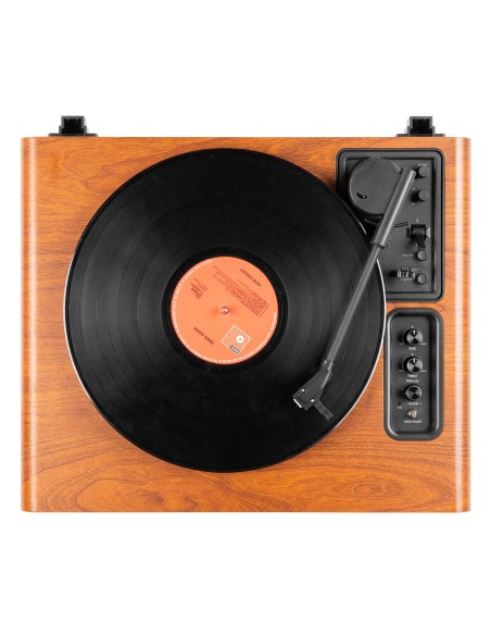 LAREDO TOCADISCOS PREMIUM MARRÓN OSCURO