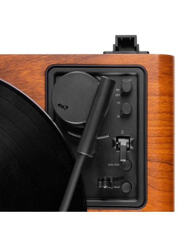 LAREDO TOCADISCOS PREMIUM MARRÓN OSCURO