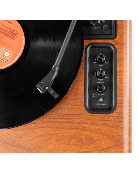 LAREDO TOCADISCOS PREMIUM MARRÓN OSCURO