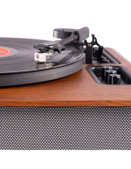 LAREDO TOCADISCOS PREMIUM MARRÓN OSCURO