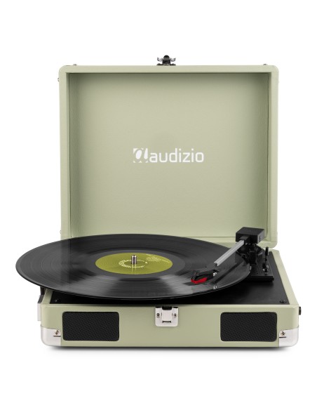 RP111G GIRADISCOS TIPO MALETÍN, VERDE