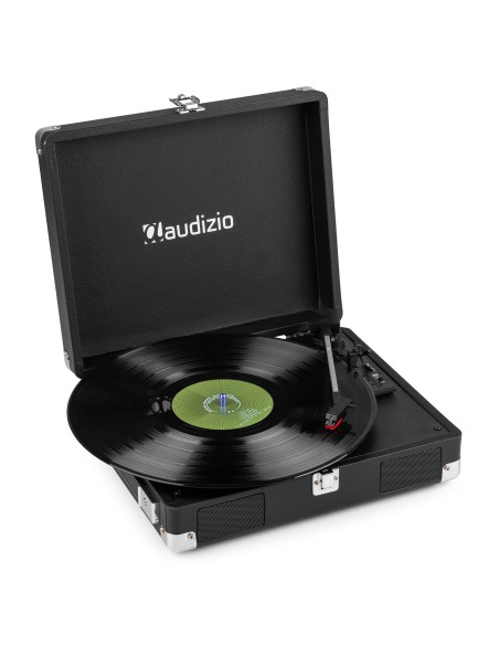 RP111BK GIRADISCOS TIPO MALETÍN, NEGRO