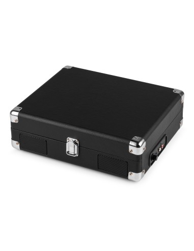 RP111BK GIRADISCOS TIPO MALETÍN, NEGRO