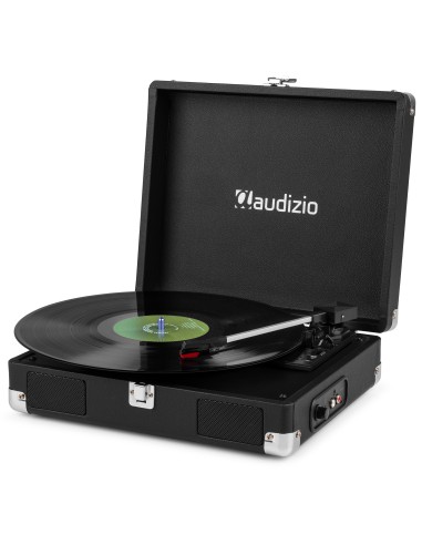 RP111BK GIRADISCOS TIPO MALETÍN, NEGRO