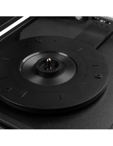 RP111BK GIRADISCOS TIPO MALETÍN, NEGRO