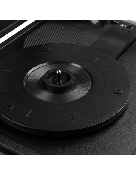 RP111BK GIRADISCOS TIPO MALETÍN, NEGRO
