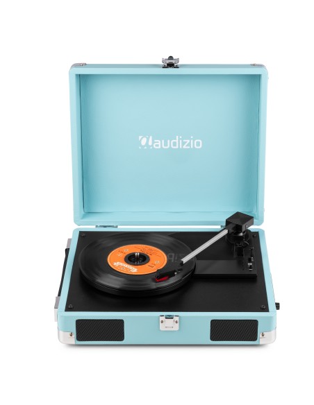 RP111BL GIRADISCOS TIPO MALETÍN, AZUL