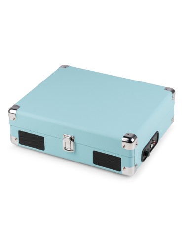 RP111BL GIRADISCOS TIPO MALETÍN, AZUL