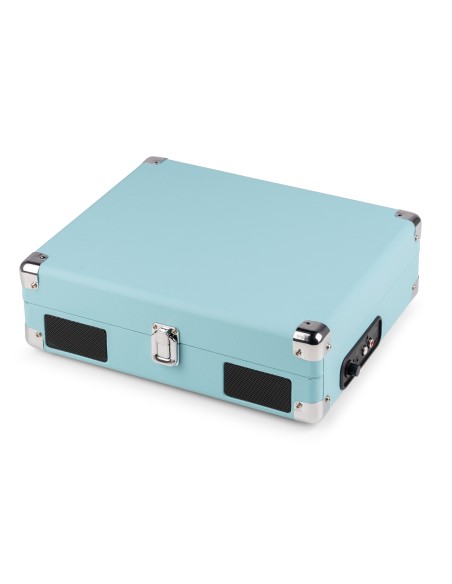 RP111BL GIRADISCOS TIPO MALETÍN, AZUL