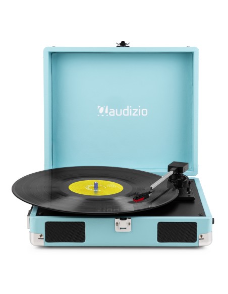 RP111BL GIRADISCOS TIPO MALETÍN, AZUL