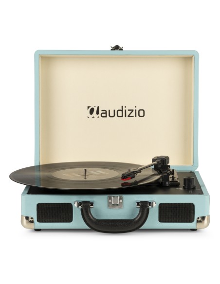 RP114BL GIRADISCOS TIPO MALETÍN, AZUL