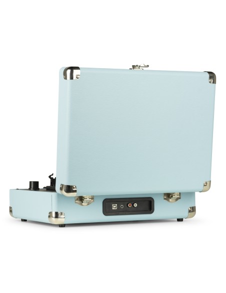 RP114BL GIRADISCOS TIPO MALETÍN, AZUL