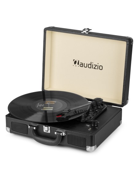 RP114BK GIRADISCOS TIPO MALETÍN, NEGRO