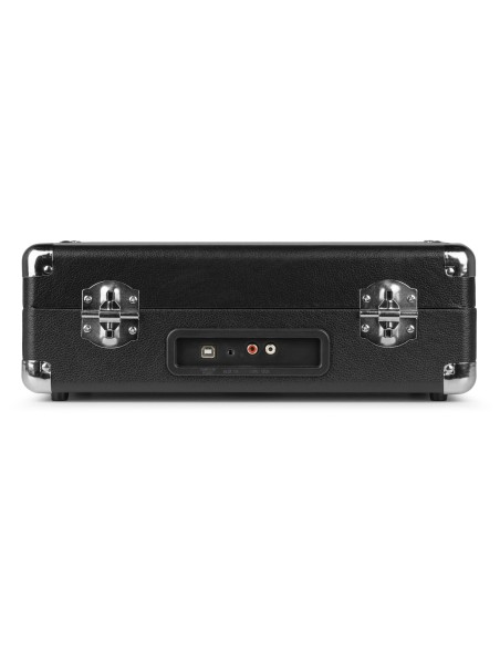 RP114BK GIRADISCOS TIPO MALETÍN, NEGRO