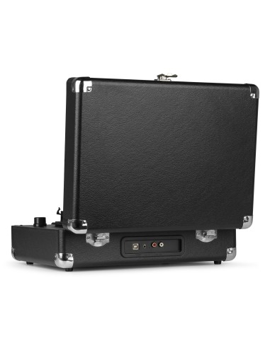 RP114BK GIRADISCOS TIPO MALETÍN, NEGRO