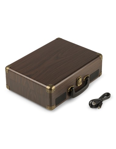 RP114W GIRADISCOS TIPO MALETÍN, MADERA