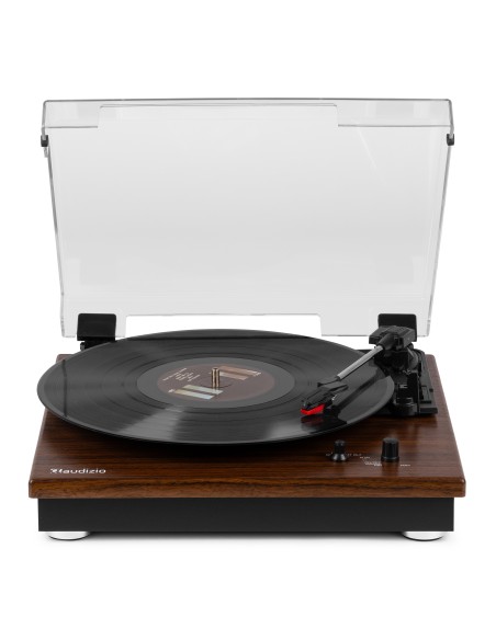 RP112D GIRADISCOS BT IN/OUT MADERA OSCURA