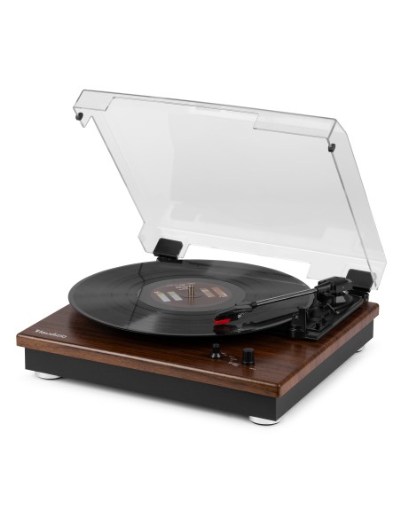 RP112D GIRADISCOS BT IN/OUT MADERA OSCURA