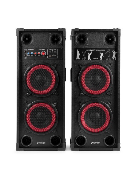 SPK-208 JUEGO DE ALTAVOCES ACTIVOS PA 2 X 8" BT