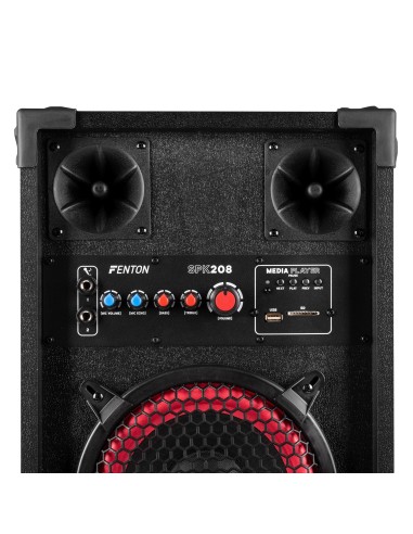 SPK-208 JUEGO DE ALTAVOCES ACTIVOS PA 2 X 8" BT