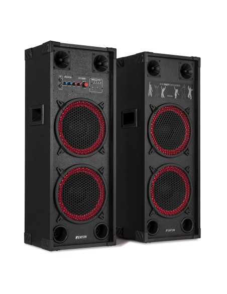 SPK-210 JUEGO DE ALTAVOCES ACTIVOS PA 2 X 10" BT