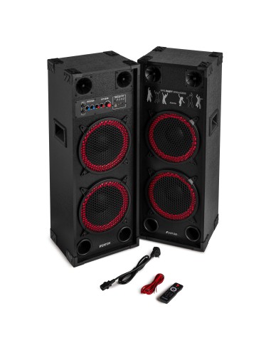 SPK-210 JUEGO DE ALTAVOCES ACTIVOS PA 2 X 10" BT