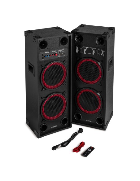 SPK-210 JUEGO DE ALTAVOCES ACTIVOS PA 2 X 10" BT