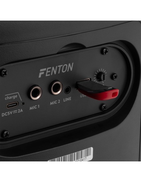 TRACK165 ALTAVOZ PARTY DE ALTA POTENCIA CON LED