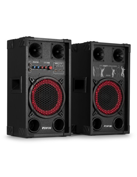SPK-108 JUEGO DE ALTAVOCES ACTIVOS PA 8" BT