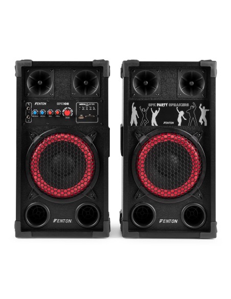 SPK-108 JUEGO DE ALTAVOCES ACTIVOS PA 8" BT