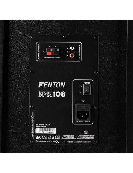 SPK-108 JUEGO DE ALTAVOCES ACTIVOS PA 8" BT