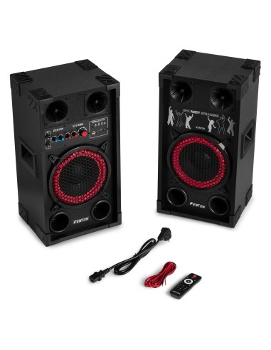 SPK-108 JUEGO DE ALTAVOCES ACTIVOS PA 8" BT
