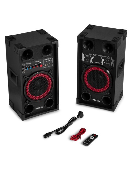 SPK-108 JUEGO DE ALTAVOCES ACTIVOS PA 8" BT