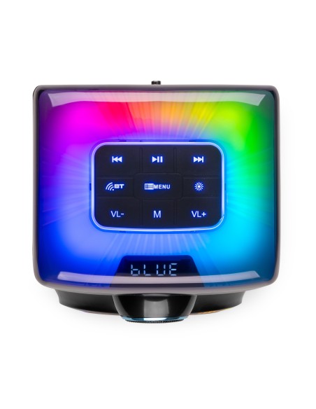 TRACK 2.0 JUEGO DE ALTAVOCES AMPLIFICADOS CON LED NEGRO