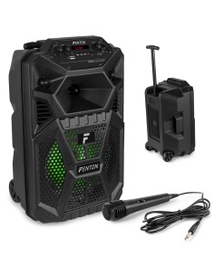 FPC8T ALTAVOZ PORTÁTIL PARTY RECARGABLE 8” CON TROLLEY 2