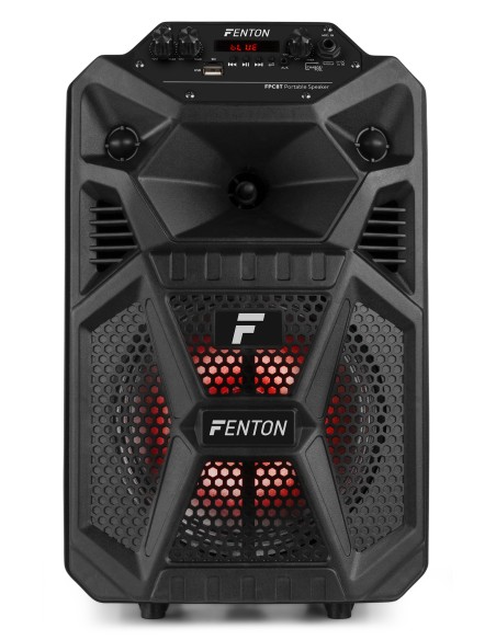 FPC8T ALTAVOZ PORTÁTIL PARTY RECARGABLE 8” CON TROLLEY