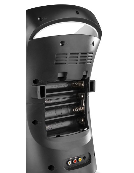 SBS30W SISTEMA KARAOKE CON CD Y 2 MICROS BLANCO