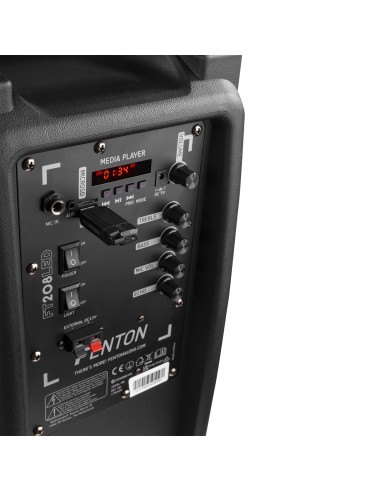 FT208LED SISTEMA PORTÁTIL DE SONIDO 2X 8"