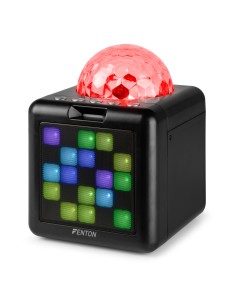 KAR15B ALTAVOZ KARAOKE CON 2 MICRÓFONOS NEGRO 2