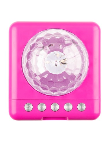 KAR15P ALTAVOZ KARAOKE CON 2 MICRÓFONOS PINK