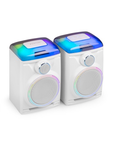 TRACK 2.0 JUEGO DE ALTAVOCES AMPLIFICADOS CON LED BLANCO