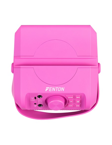 KAR50P ALTAVOZ KARAOKE CON EFECTO DE LUZ LED ROSA