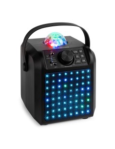 KAR55B ALTAVOZ KARAOKE CON LED JELLY BALL NEGRO 2
