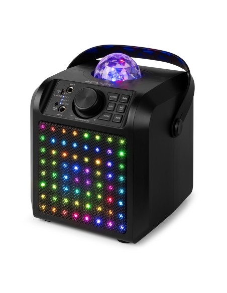 KAR55B ALTAVOZ KARAOKE CON LED JELLY BALL NEGRO