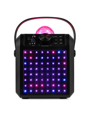 KAR55B ALTAVOZ KARAOKE CON LED JELLY BALL NEGRO