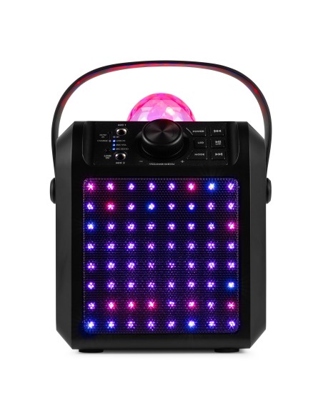 KAR55B ALTAVOZ KARAOKE CON LED JELLY BALL NEGRO
