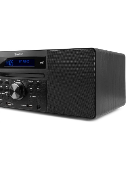 PRATO SISTEMA MUSICAL TODO-EN-UNO CD/DAB+ NEGRO