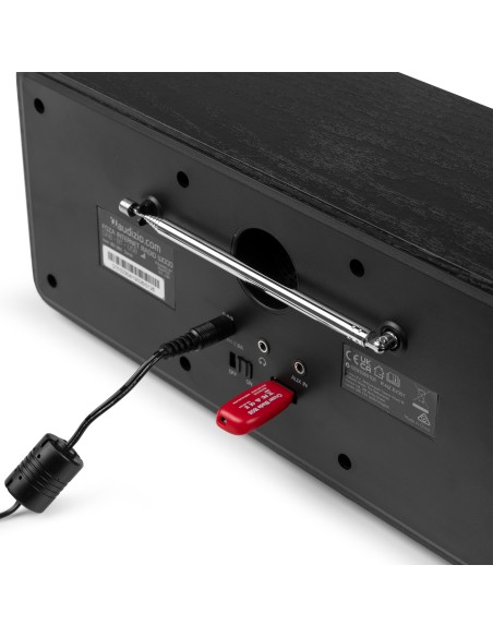 FOZA RADIO WIFI INTERNET ESTÉREO CON DAB + NEGRO